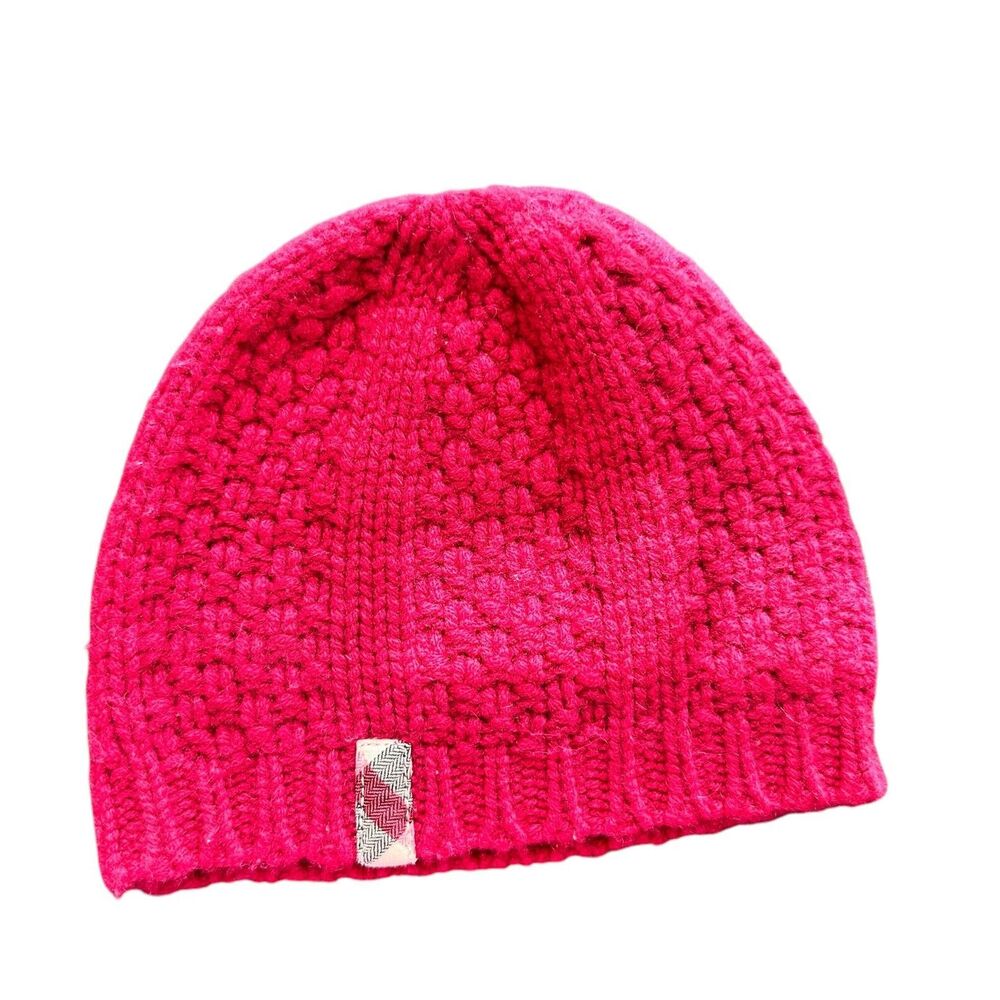Burberry Children XS red wool blend Knit beanie Hat
